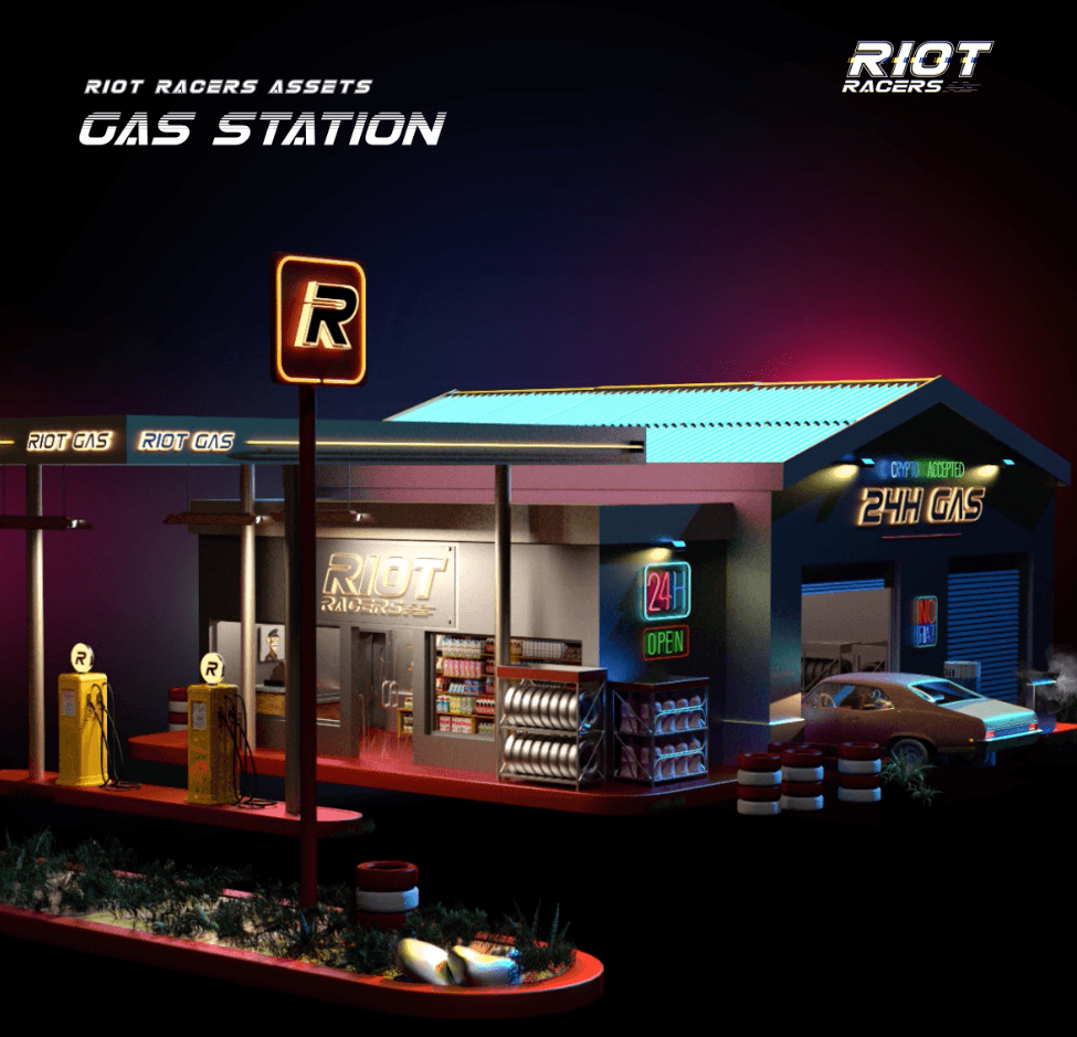 Riot Racers Gas Stations